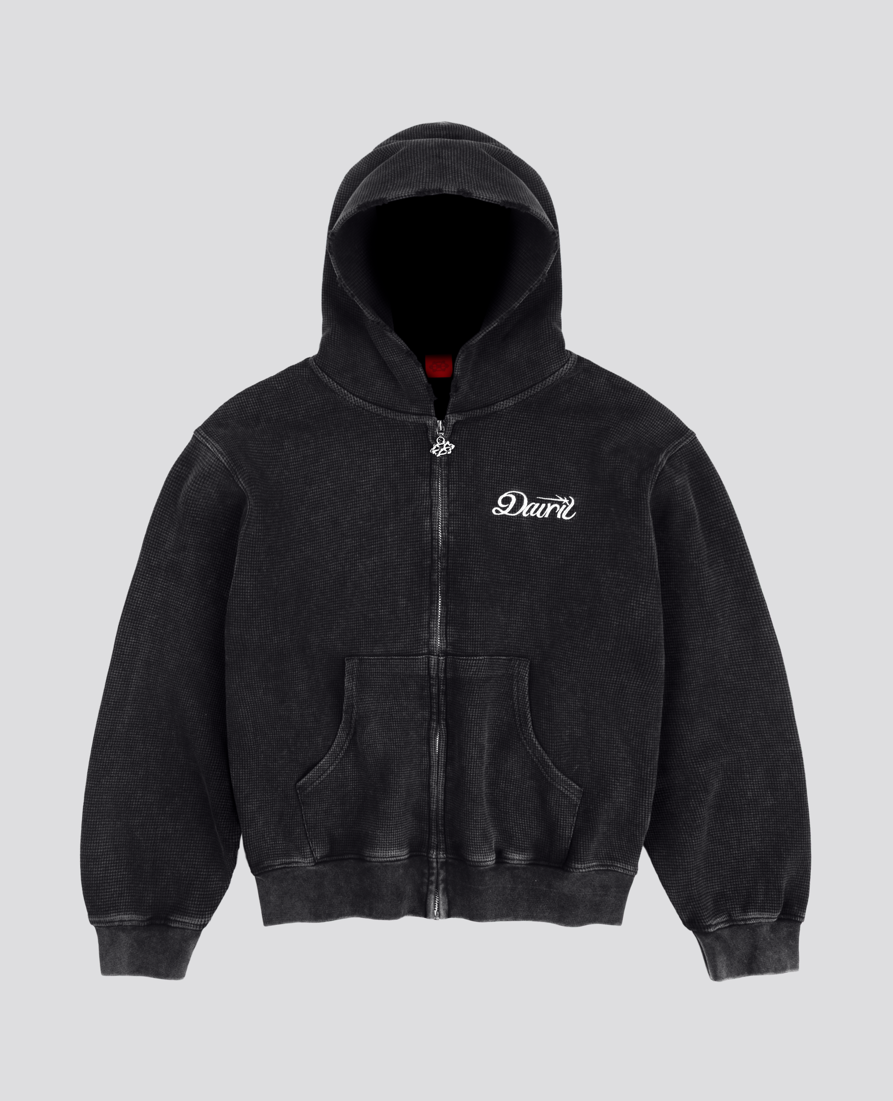 BLACK WAFFLE ZIP