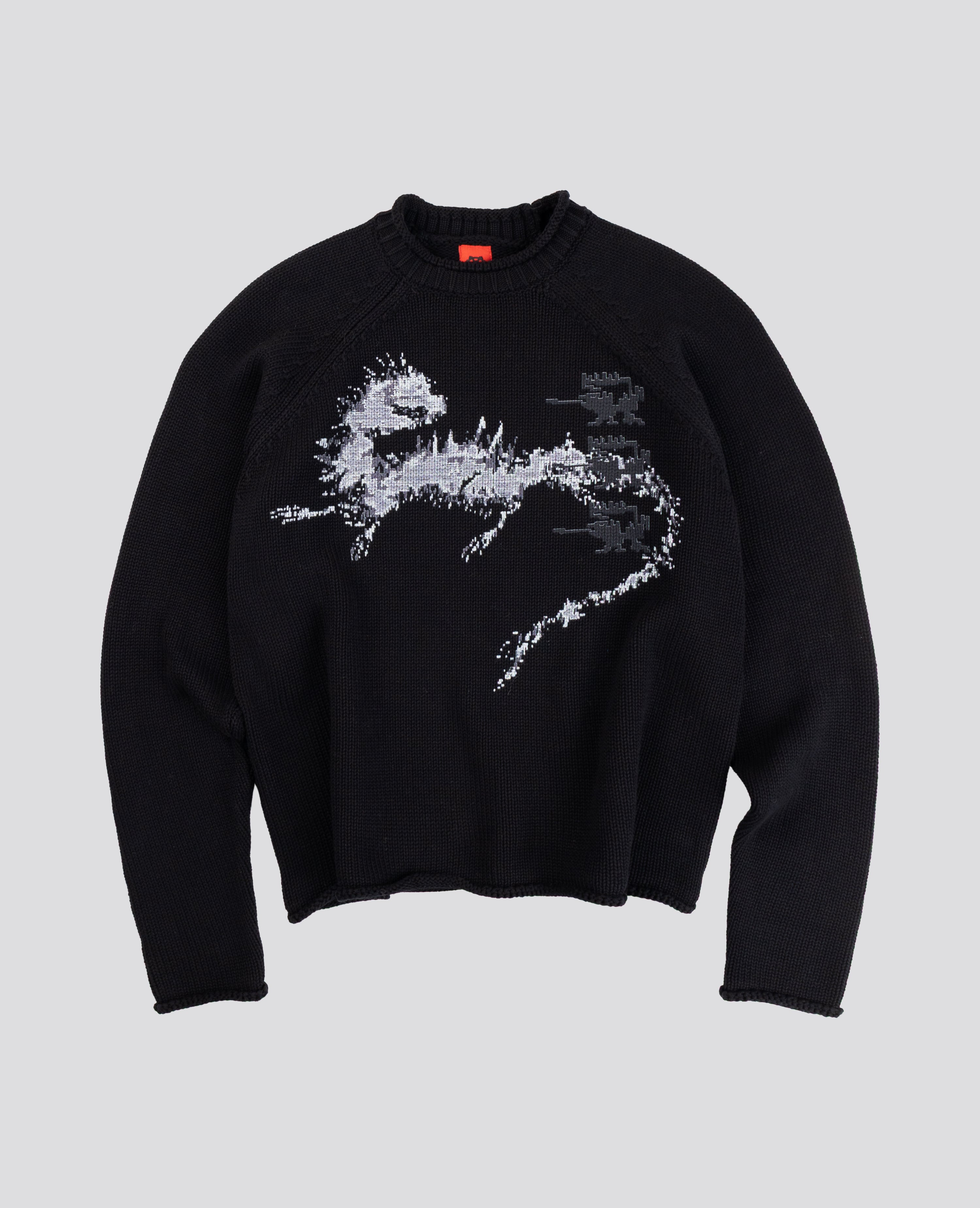 BLACK LOSTBEAST KNITWEAR