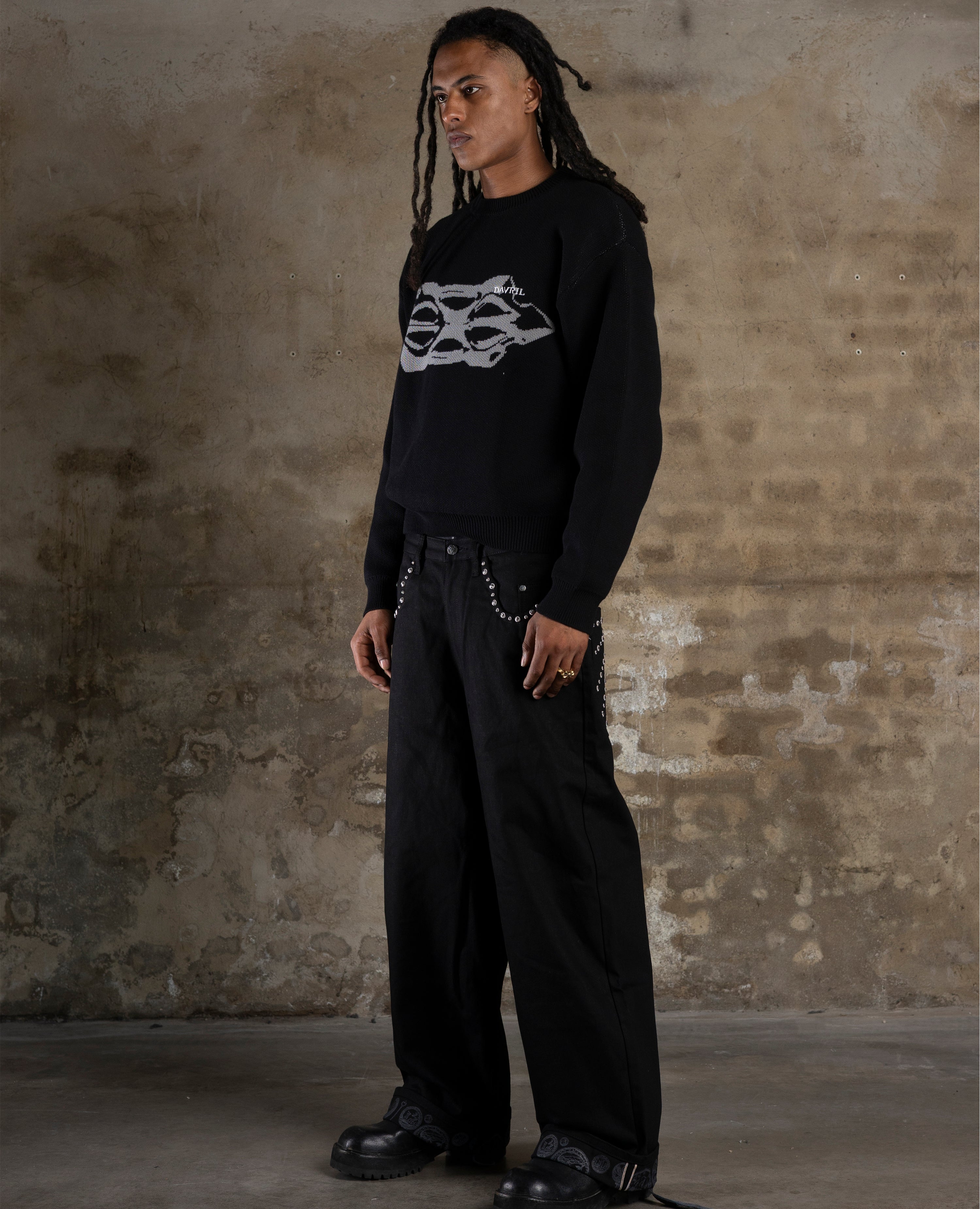 BLACK BRUTAL KNITWEAR
