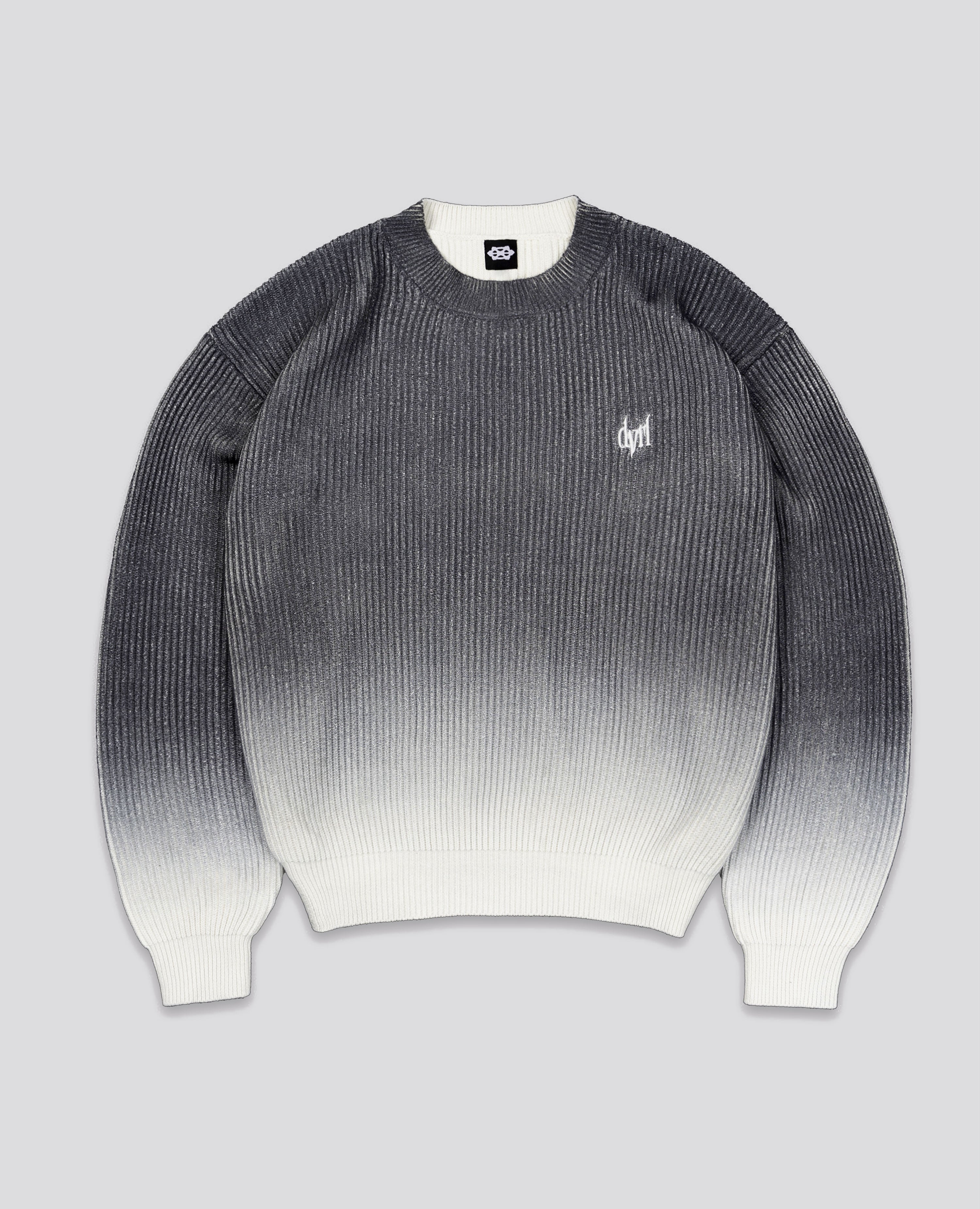 GREY SUNRISE GRADIENT KNIT